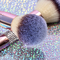 cas en cuir fait sur commande de brosse de lecture de maquillage d'or de 150g Logo Foundation Makeup Brushes Rose